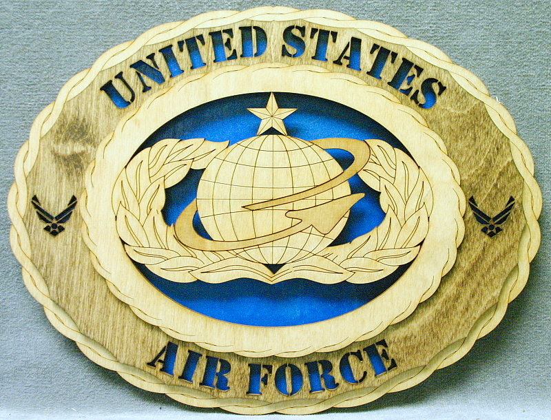 AF Senior Manpower & Personnel Badge Personalized